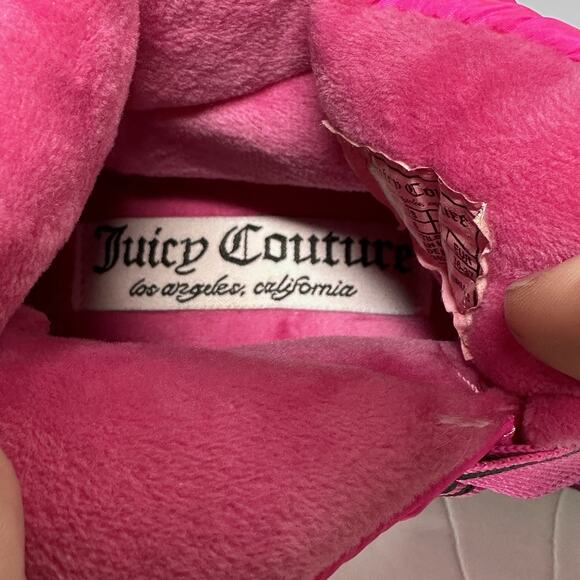 Juicy Couture Veronica Hot Pink Futuristic Festival Platform Boots Sz 6 - Flawed - Picture 11 of 14